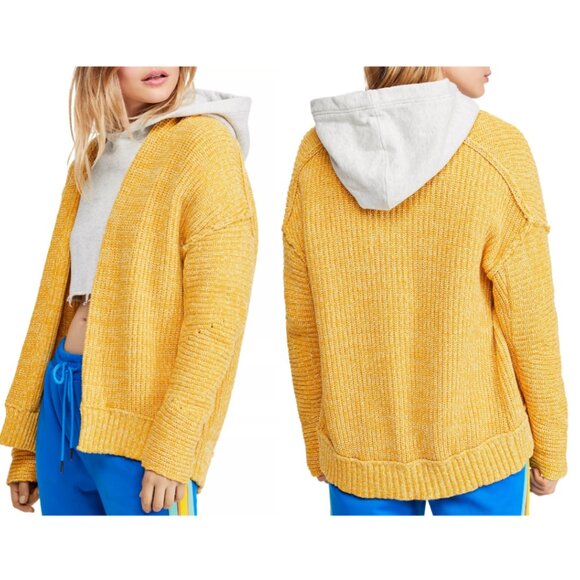 Free People | High Hopes Cardigan In Mariposa Brown - Picture 10 of 10